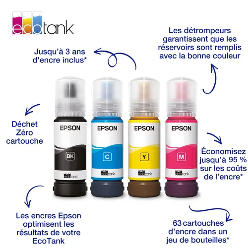 EPSON 104 EcoTank Pigment yellow ink bottle