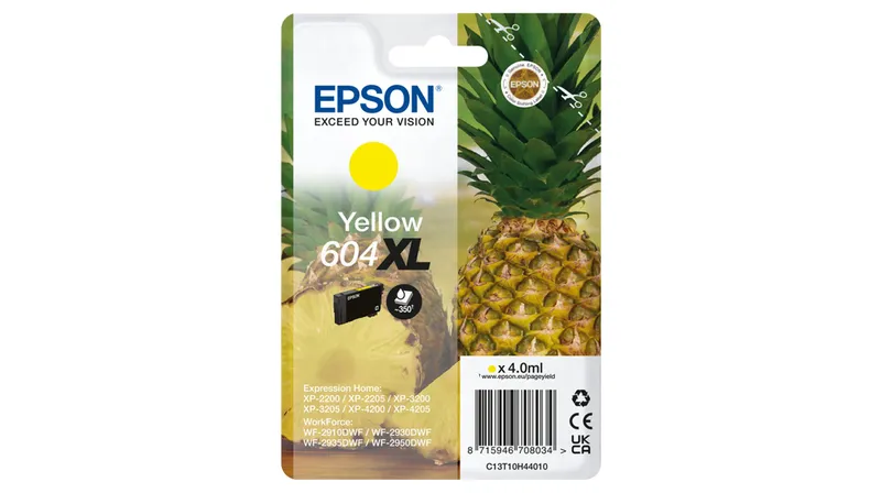 EPSON 604 Ananas XL Jaune 4 ml