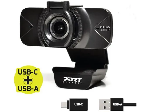 PORT DESIGNS WEBCAM HD POUR VIDEOCONFERENCE