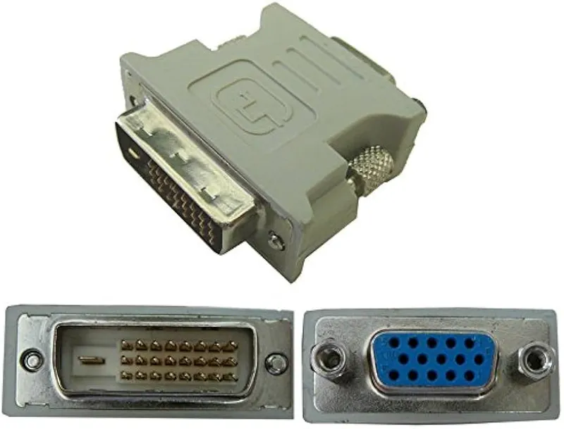 ADAPTATEUR DVI-D 24+1 (M) vers VGA (F) 050524/050523