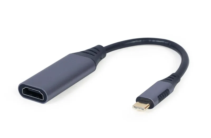 Adaptateur USB-C CableXpert vers HDMI M/F (Gris) - A-USB3C-HDMI-01