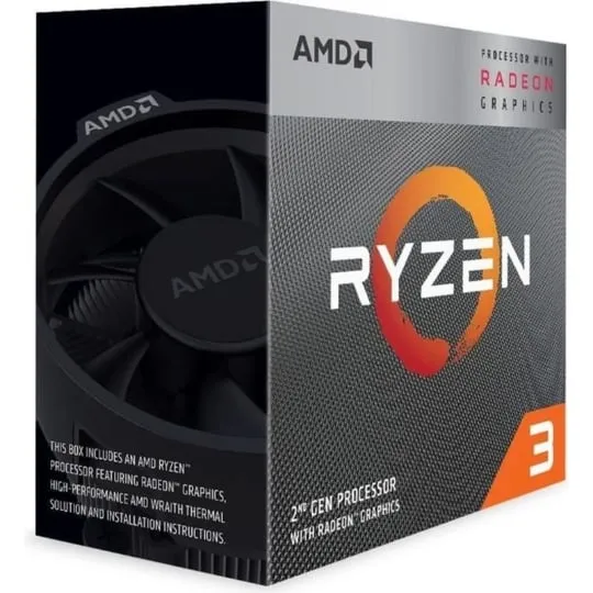 AMD Ryzen 3 3200G sAM4 4 Cores (3.6GHz 4MB 65W) Boîte