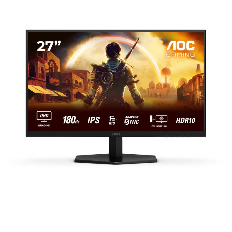 AOC Q27G42XE 27" QHD,16:9, IPS 180Hz, 0,5ms, inclinaison