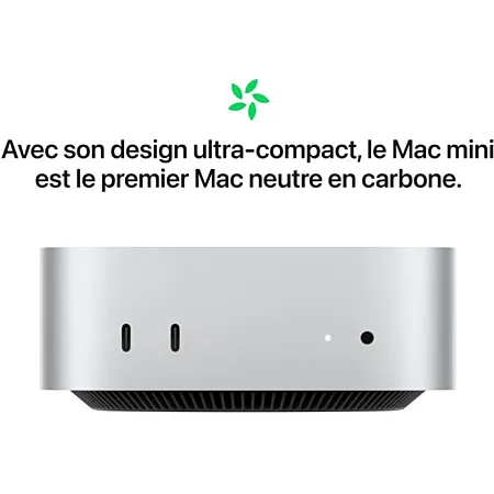 Apple Mac mini 16 Go 256 Go M4 10-core macOS Sequoia 15.0