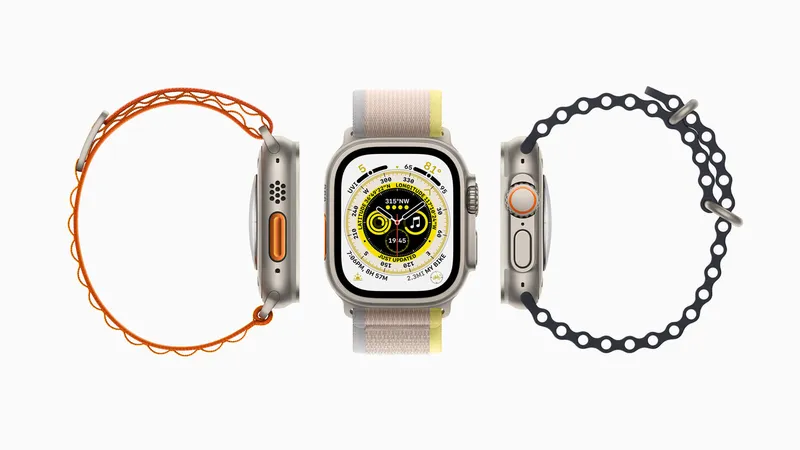 Apple Watch Ultra 3 GPS 49MM Titane bleu vif boucle alpine - M (EUR)