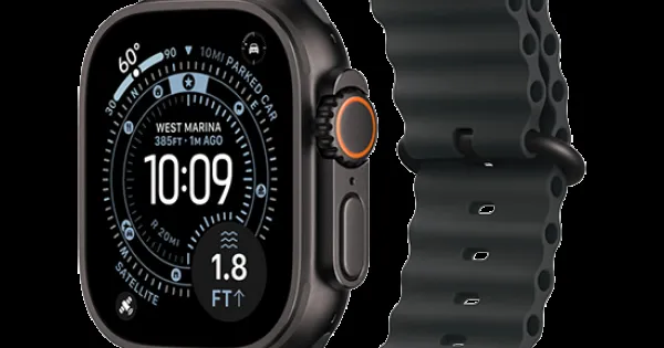 Apple Watch Ultra 3 titane noir Bracelet Océan 64 Go (EUR) (sur cde)
