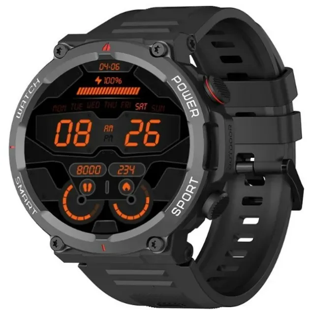 Blackview W50 Montre Connectee 1,39 SpO2 10m 5j. Noir