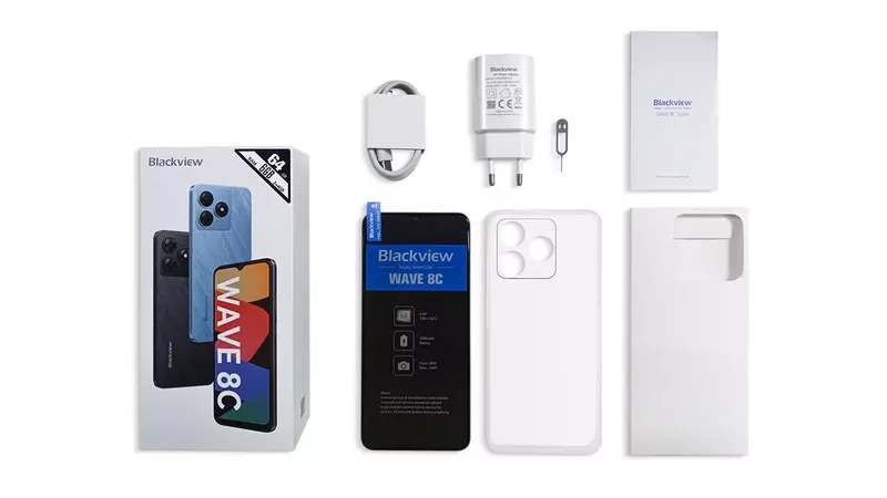 BLACKVIEW Wave 8C 6,5 HD+ IPS DS Octa 2/64Go 13Mpix 5000mAh Black