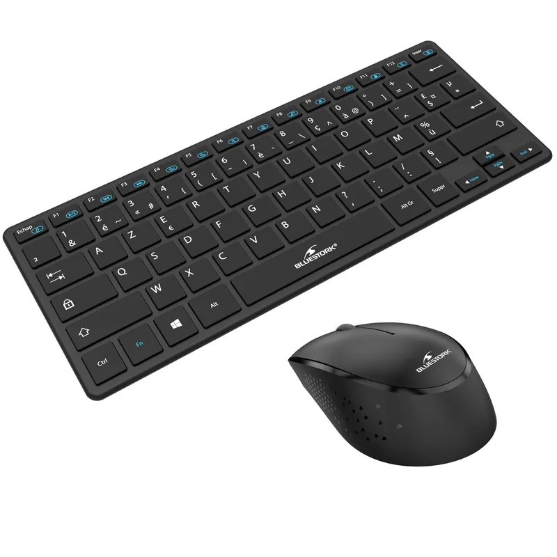 Bluestork Bs-pack Wl-offslim — Pack Clavier+souris Slim s/fil Noir