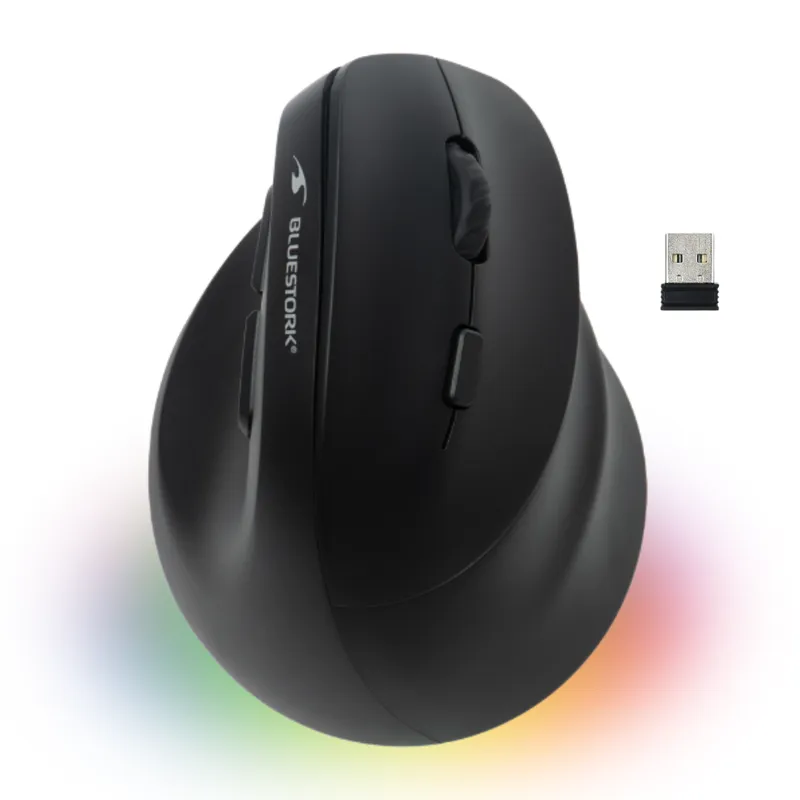 BLUESTORK M-WL-ERGO-LUMI Souris Ergonomique recharg. s/fil GAUCHER