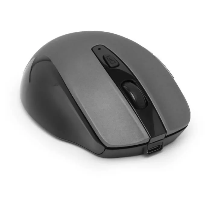 BLUESTORK M-WL-OFFICE75 Souris 6b. s/fil Dual USB/BTO Grise #FV