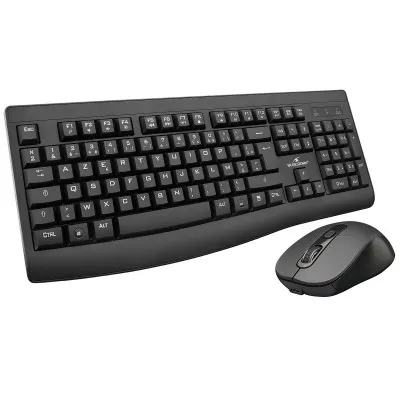 BLUESTORK PACK-WL-OFF-R2/FR Pack CLAVIER+SOURIS s/fil 2.4+BT Noir