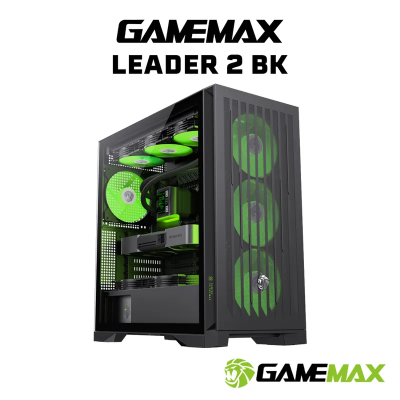 BOITIER GameMAX LEADER 2 MT/sans ALIM./M-ATX Black