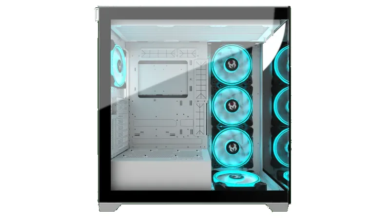 BOITIER M.RED RADIANT X BLACK -GT/ss Alim/ATX
