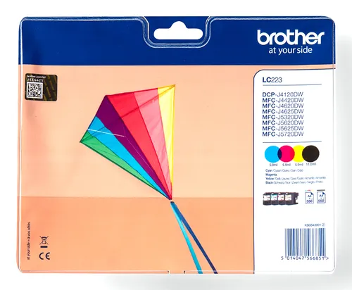 Brother LC223VALBP Pack BK+CL Bulk ( )