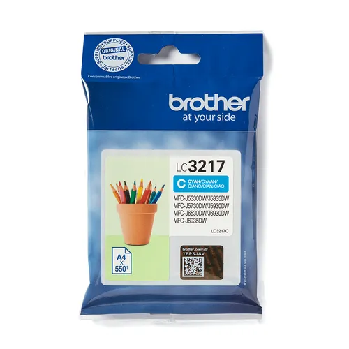 Brother LC3217C Cartouche CYAN 550p ( )
