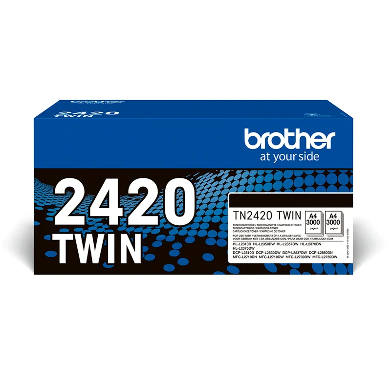 Brother TN2420TWIN 2x Toner 3000p Noir
