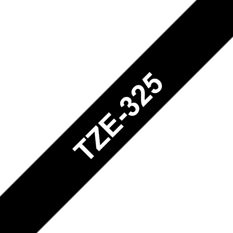 Brother TZE325 Ruban 9mm Blanc/Noir