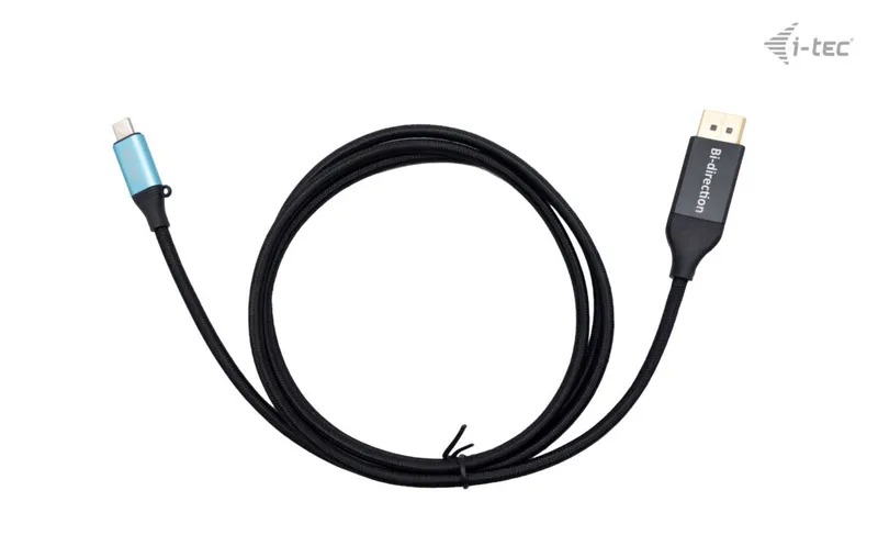 Cable Adaptateur Usb-c I-Tec vers DisplayPort 1,5m M/M (Noir)