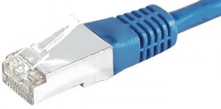 CABLE RESEAU RJ45 CAT.6 1M BLEU