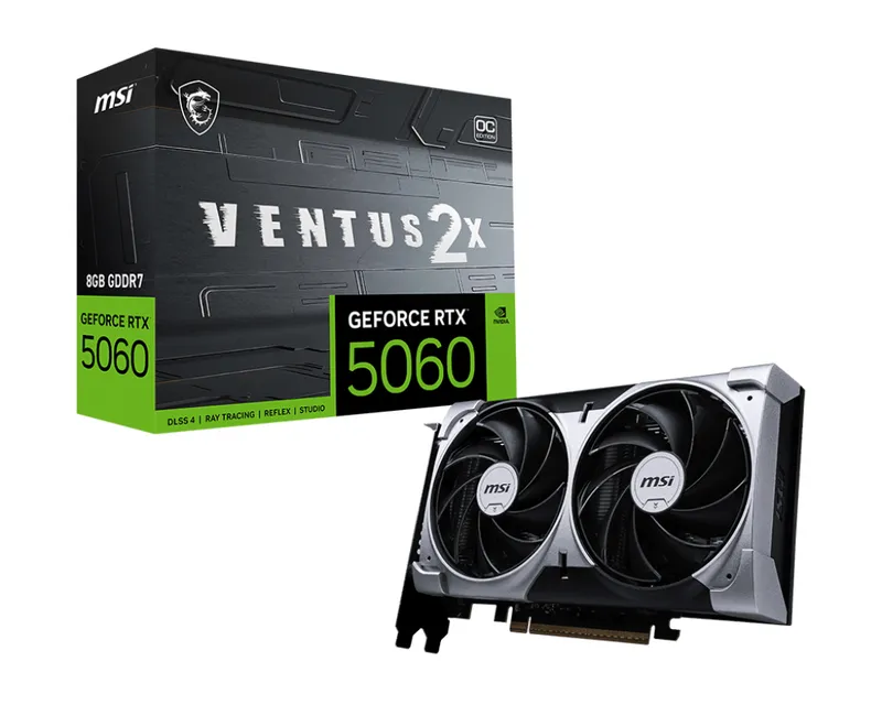Carte graphique MSI GEFORCE RTX5060 8G VENTUS 2X OC