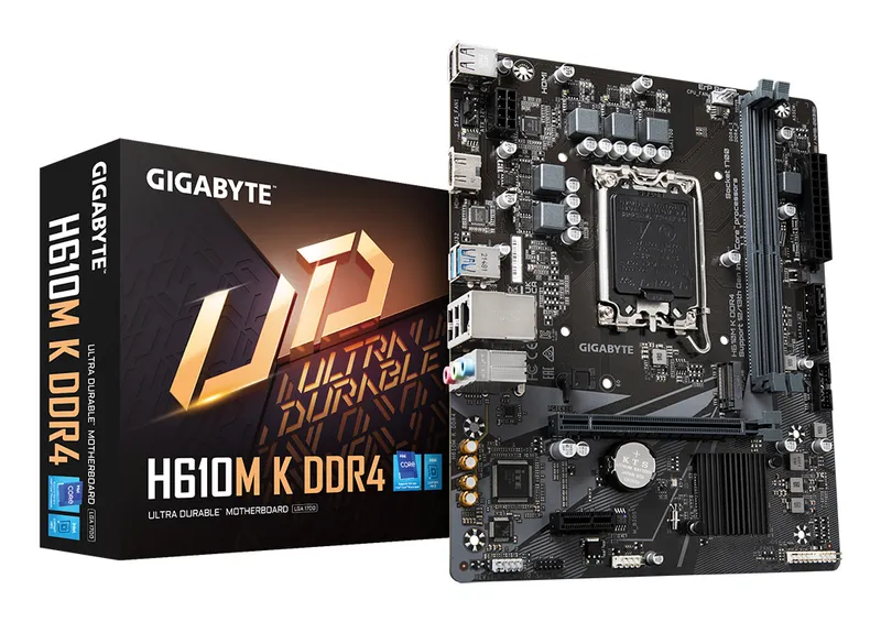 CARTE MERE GIGABYTE H610M K DDR4 (INTEL LGA 1700) MICRO ATX