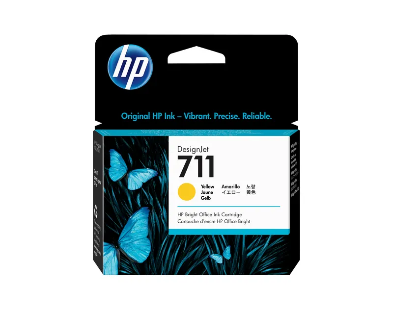 Cartouche d'encre Jaune HP 711-29ml