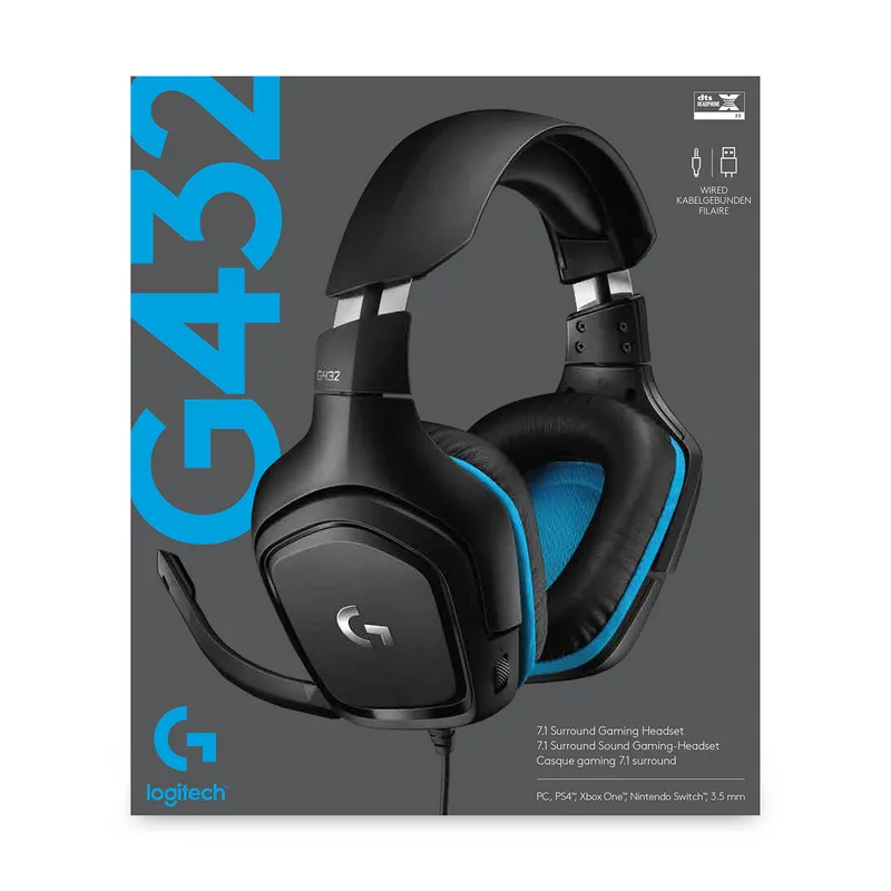 CASQUE LOGITECH G432 7.1 SURROUND GAMING Jusqu'au 31/03/26