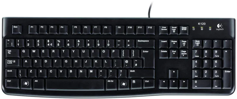 CLAVIER LOGITECH FILAIRE K120 BUSINESS PACK