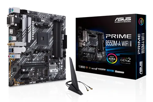 CM ASUS B550M-A WIFI II (sAM4) 4DDR4 PCIE DVI-D/HDMI/VGA mATX