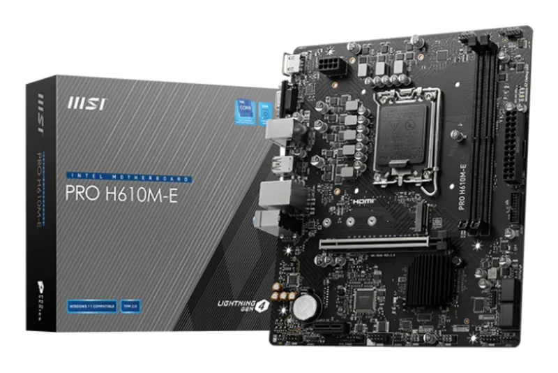 CM MSI PRO H610M-E DDR5 (s1700) DDR5 mATX