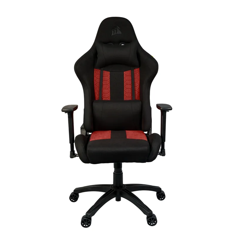 Corsair TC100 Relaxed Fabric Siege Gaming — Noir/Rouge