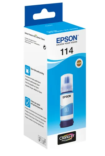 EPSON CRT 114 EcoTank Cyan ink bottle
