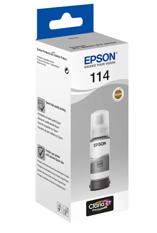 Epson CRT 114 EcoTank grey ink bottle