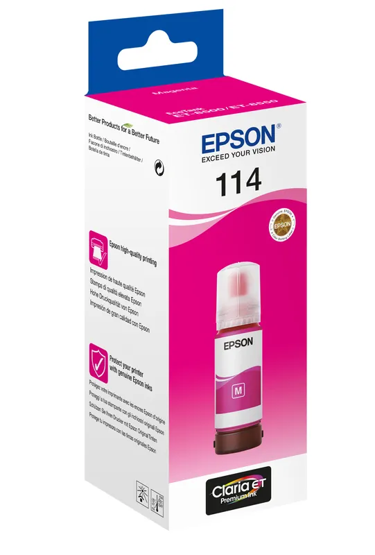 EPSON CRT 114 EcoTank Magenta ink bottle