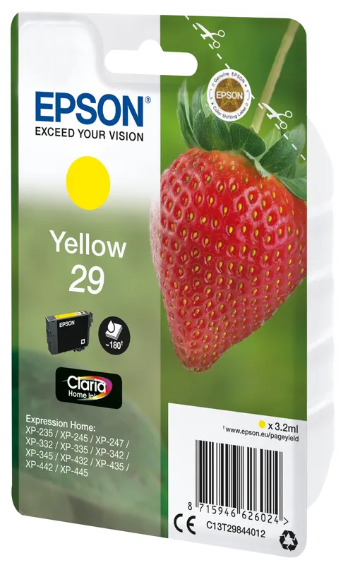 EPSON CRT "Fraise" 29 Jaune