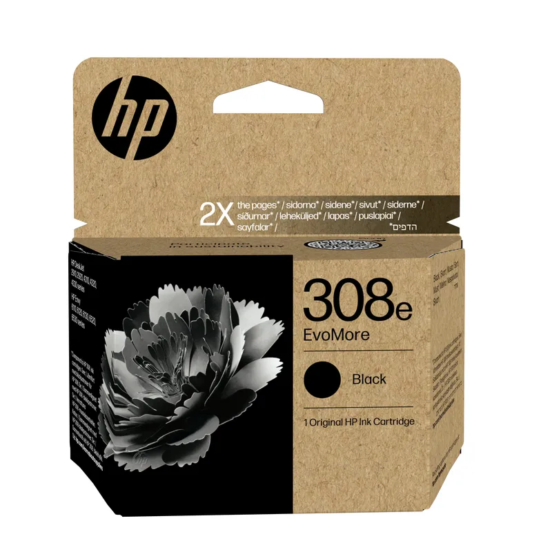 Cartouche HP 308e EvoMore Noire