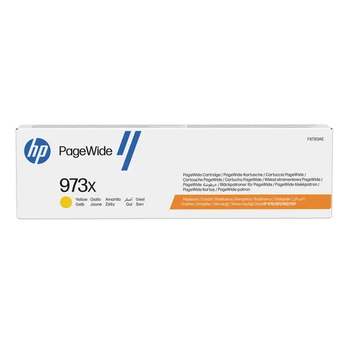 Cartouche HP 973X Jaune PageWide - 86 ml - 7 000 pages (MOQ18)