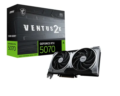 MSI RTX5070 VENTUS 2X OC 12G GDDR7 192BITS PCIE HDMI/DP