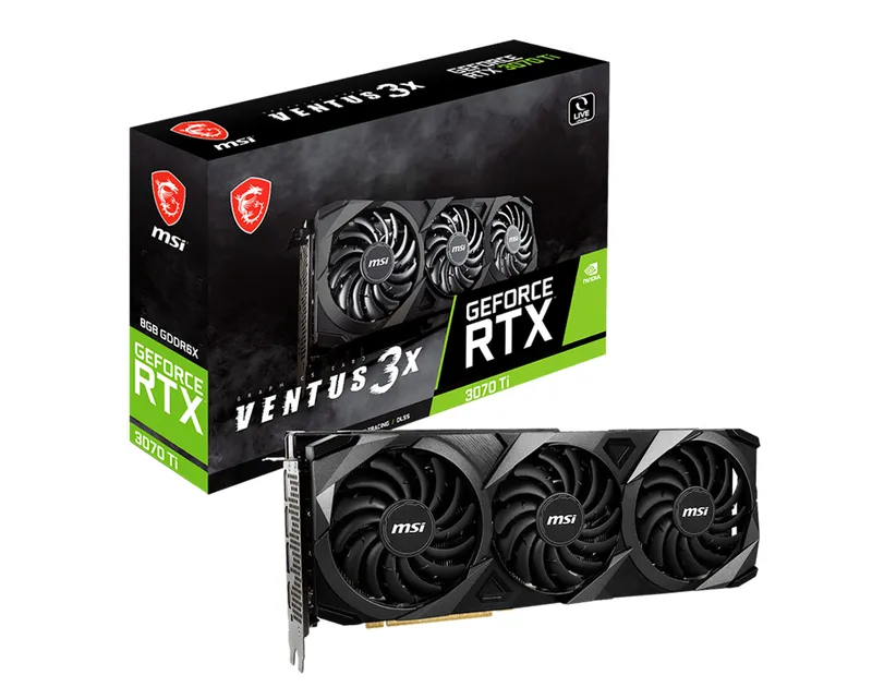 MSI VGA RTX3070TI VENTUS 3X 8G OC DDR6X 3DP/HDMI