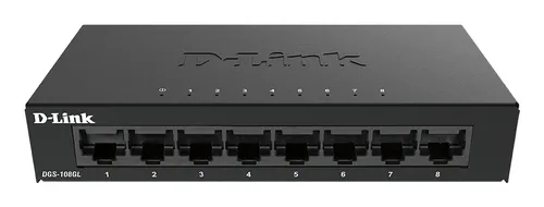 D-LINK DGS-108GL Switch 8 PORTS 10/100/1000 Boitier Métal