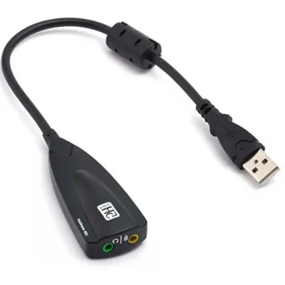 D2 - ADAPTATEUR USB/Jack audio+micro carte son externe D2DPUSB2JK