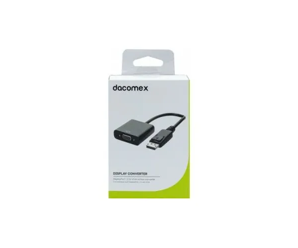 DACOMEX ADAPTATEUR DisplayPort (M) 1.2 vers VGA (F) actif 199059