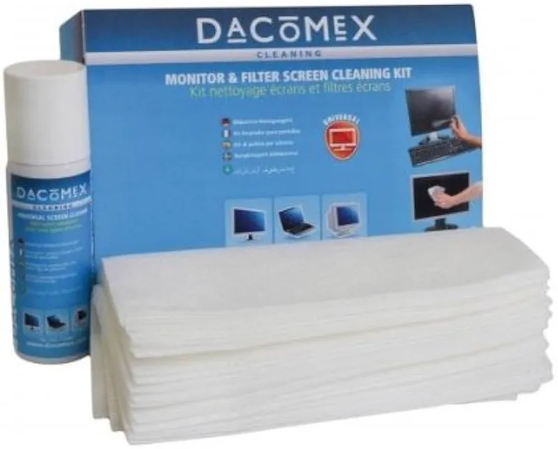 DACOMEX Kit de nettoyage pour écrans plats/LCD + chiffon MF 190805