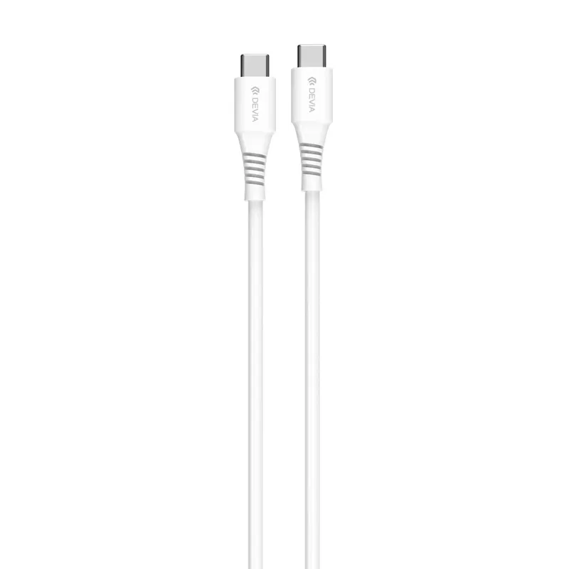 DEVIA Câble USB-C/C PD 60W 1M Éco-Responsable GRS