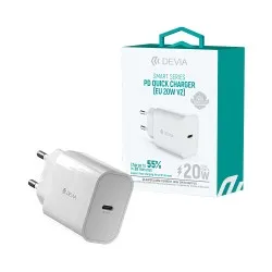 DEVIA Chargeur Secteur PD 20W V2 Smart
