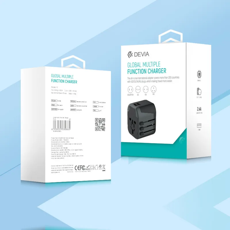 DEVIA Chargeur Voyage Universel Multifonction
