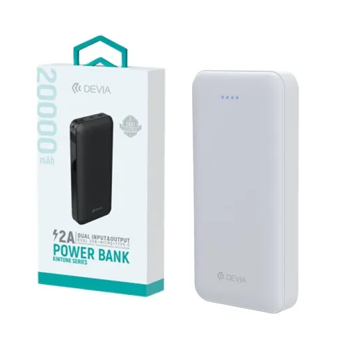 DEVIA PowerBank 20000mAh Kintone Blanc