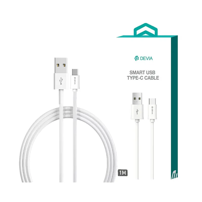 DEVIA Câble USB-C 5V 2A 1M Smart