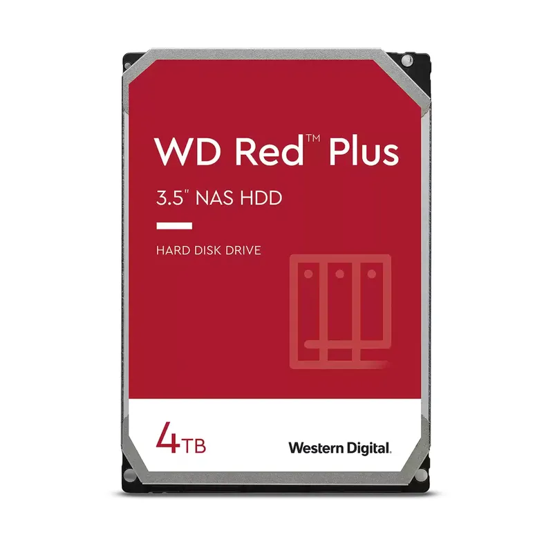 Western Digital Disque Dur 4.0TB 3.5 SATA3 256MB 5400t — WD Red+ WD40EFPX